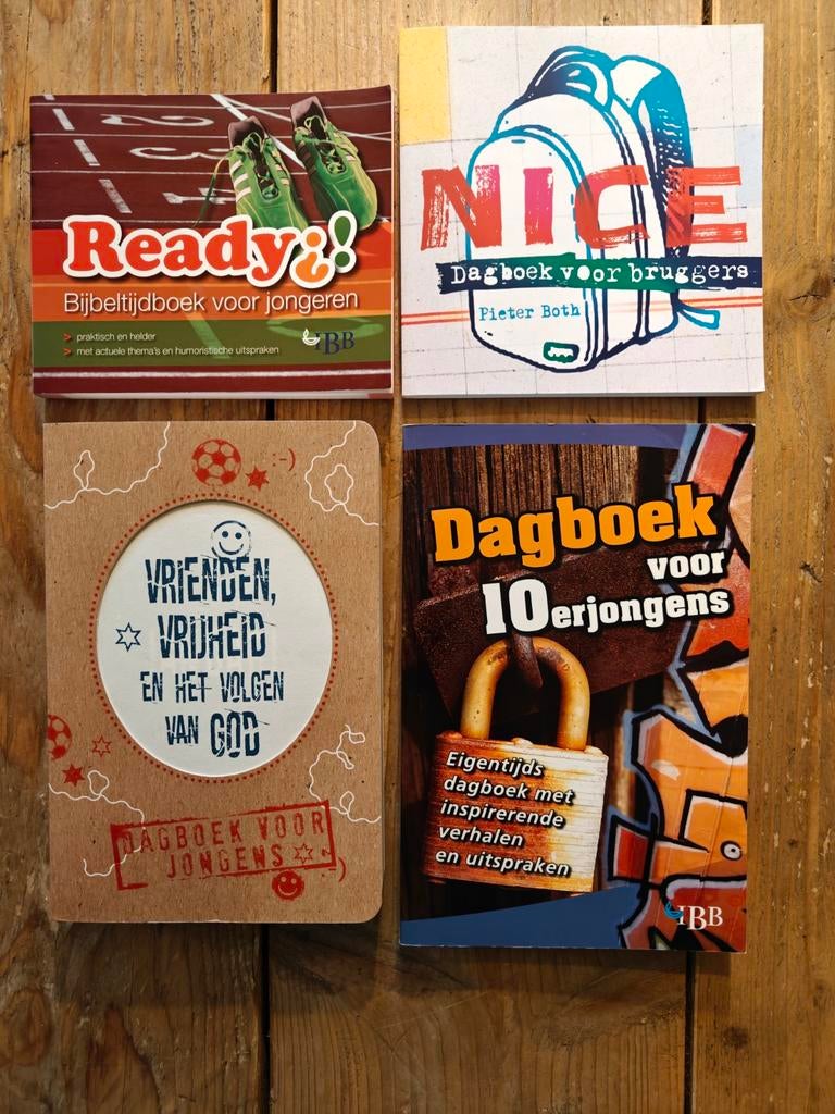 4 Dagboeken voor (Tiener)jongens., Ophalen of Verzenden