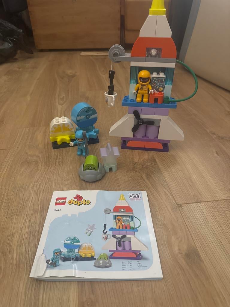 LEGO Duplo 10422 Ruimtemissie, Ophalen of Verzenden, Zo goed als nieuw, Complete set, Duplo