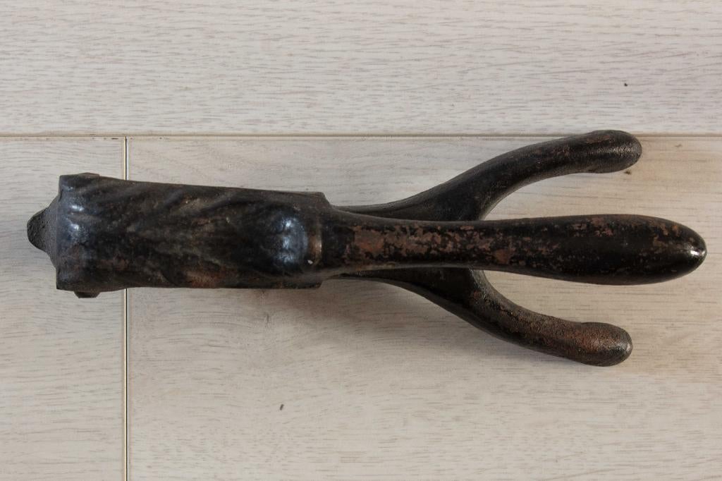 (nr.222) Grote zware gietijzeren kurkenpers, Antiek en Kunst, Ophalen