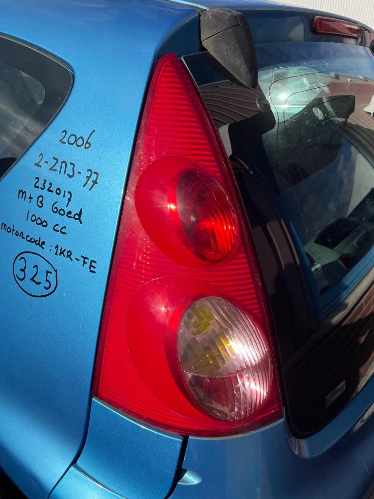 Peugeot 107 1000 Achterlicht 2006, Ophalen of Verzenden, Gebruikt, Peugeot