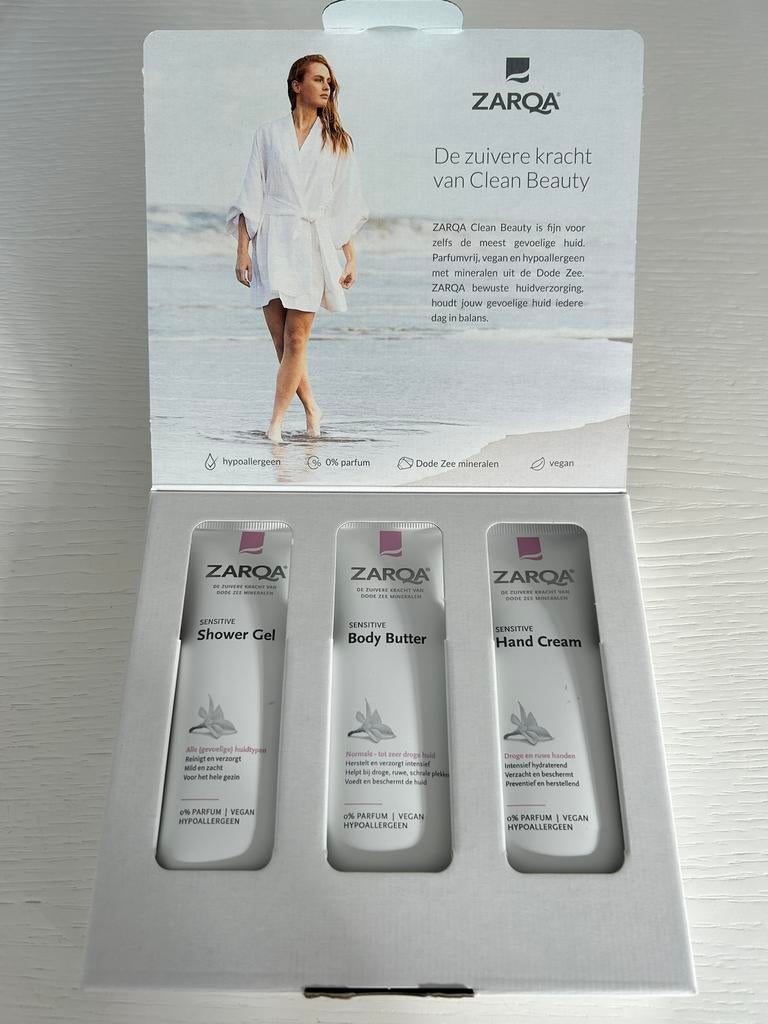 set clean beauty for sensitive skin ZARQUE, Sieraden, Tassen en Uiterlijk, Uiterlijk | Lichaamsverzorging, Ophalen of Verzenden
