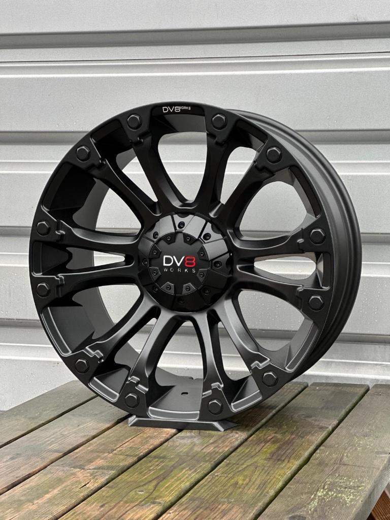 20 inch DV8 WORKS Sportvelgen RAM 1500  FORD F150 CHEVROLET, Auto-onderdelen, 2525LV, Bestelwagen, Velg(en), 275 mm