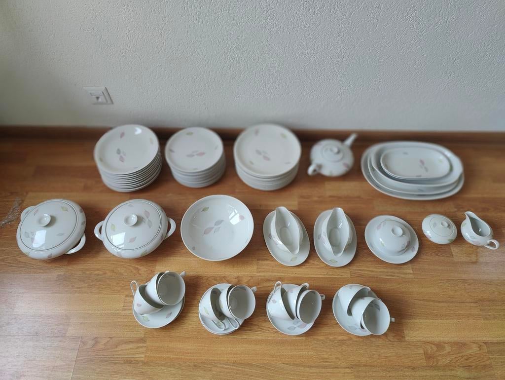 Vintage KPM Krister porseleinen servies–72-delig- jaren 50, Antiek en Kunst, Antiek | Servies compleet, Ophalen