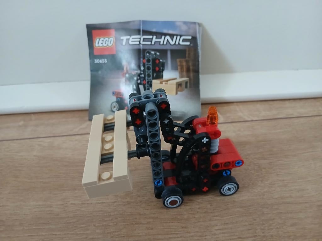 Lego Technic 30655 Heftruck klein, Ophalen of Verzenden, Zo goed als nieuw, Complete set, Lego