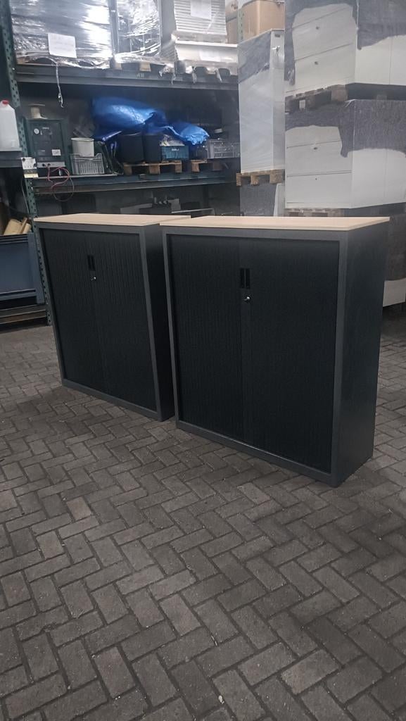 Metalen roldeurkasten, archiefkasten, Gebruikt, 100 tot 150 cm, R, 100 tot 150 cm