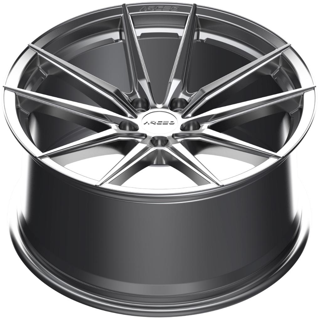 17” ARCEO MONACO Performance Sportvelgen VW OPEL FIAT FORD, 215 mm, Velg(en), Verzenden, Nieuw