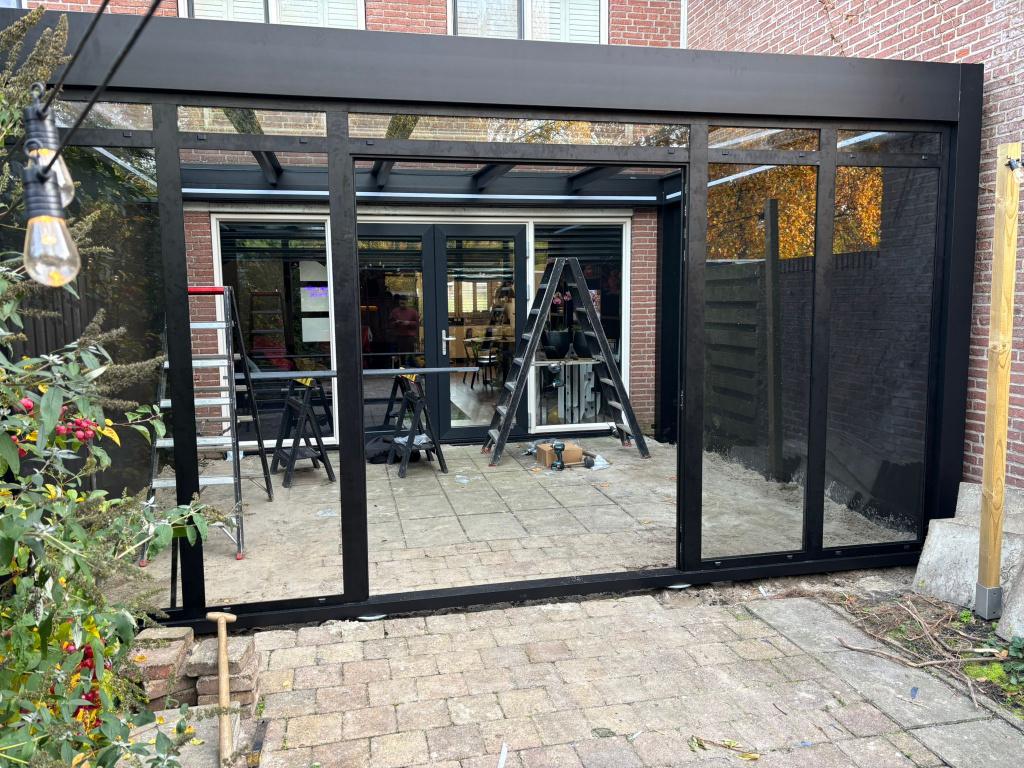 PLATDAK Glasveranda incl. LED - LAAGSTE PRIJSGARANTIE, Tuin en Terras, Overkappingen, Ketelmeerstraat 152, Info@overkappingplaza.nl