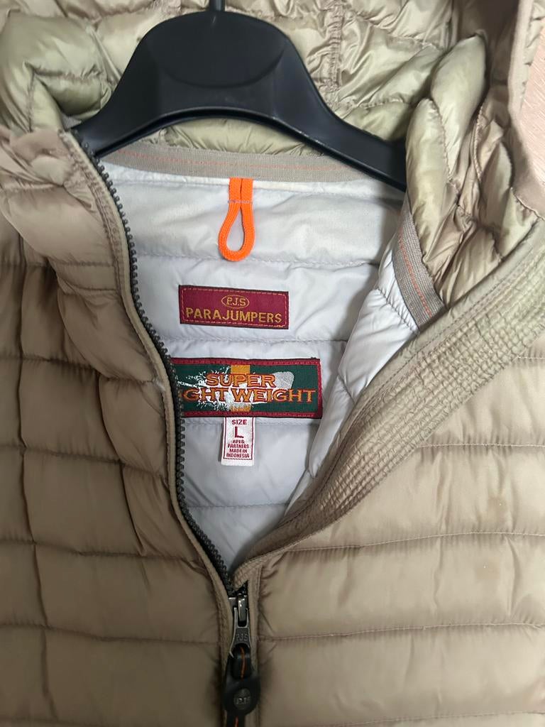 Parajumpers Halflange Jas - Maat L maat 38 model Irene, Ophalen of Verzenden, Zo goed als nieuw, Maat 38/40 (M), Beige