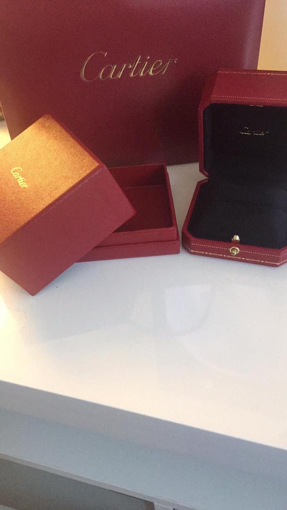 ORIGINEEL Cartier ring Doos & Tas - Perfecte Staat, Ophalen of Verzenden, Zo goed als nieuw