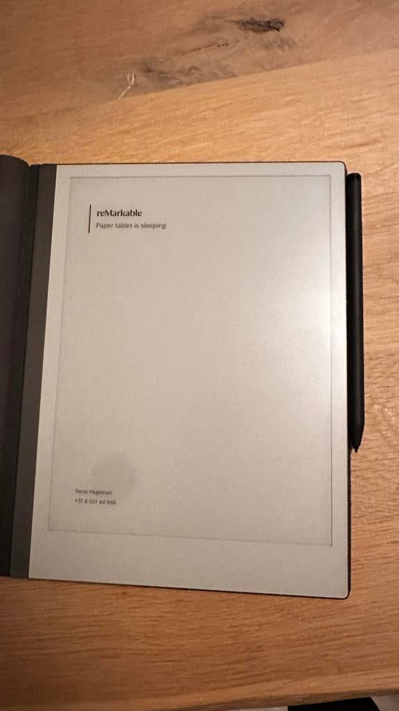 reMarkable 2 Paper Tablet + Book Folio | Zo goed als nieuw!, Ophalen, 8 GB, Touchscreen, Zo goed als nieuw