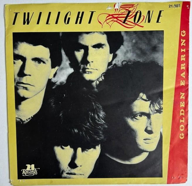 Golden Earring Twight zone 7” single hoes zonder vinyl, 7 inch, Single, Ophalen of Verzenden, Zo goed als nieuw