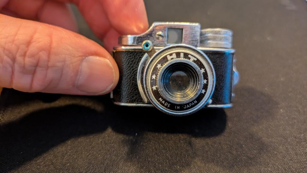 HIT Camera spionage - Antiek Vintage echt werkende camera -, Ophalen of Verzenden, Compact, Overige Merken
