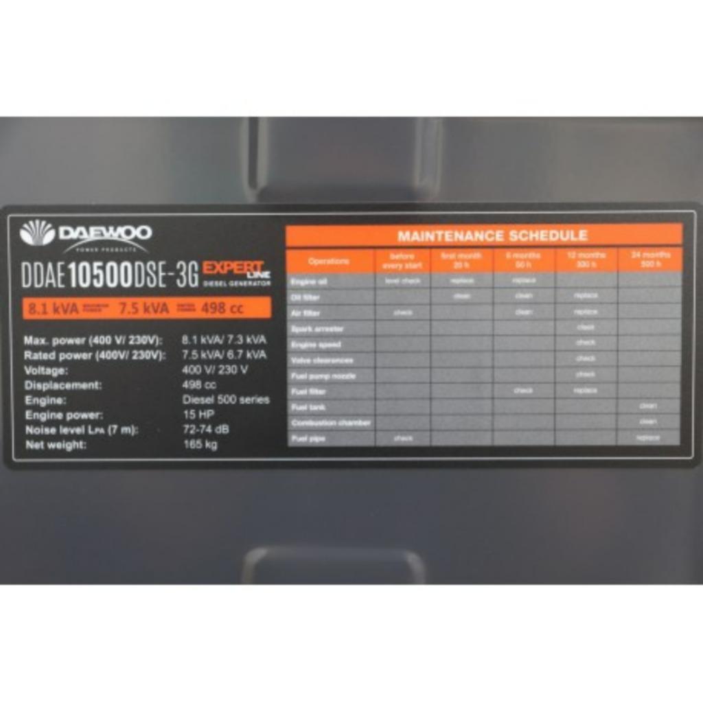 Nieuwe : Generatorsets  8 kva . Daewoo Diesel 230 / 400 Volt, Nieuw, Ophalen of Verzenden, 5 tot 10 kVA, Elektrisch startend