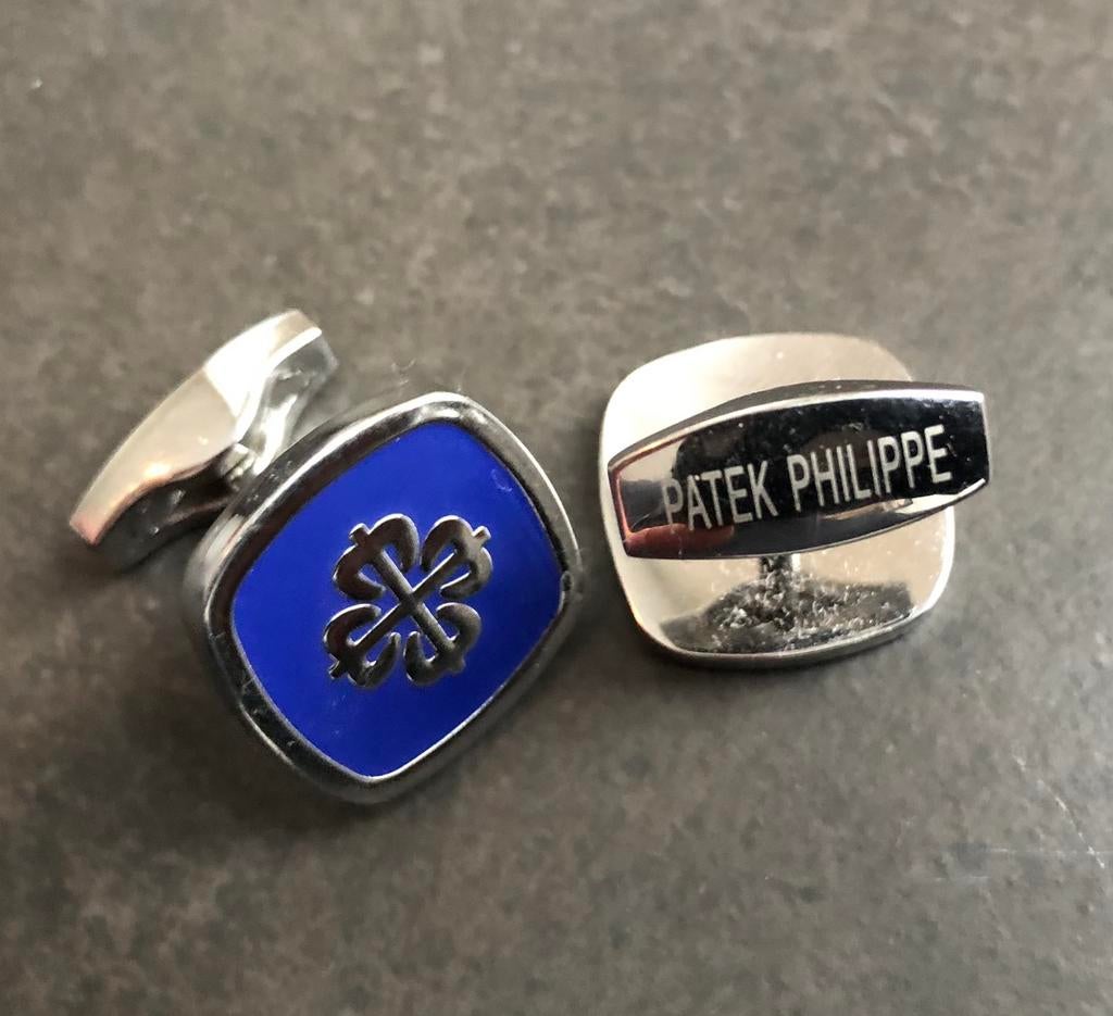 Manchetknopen met calatrava kruis, patek philippe, Ophalen of Verzenden, Nieuw, Overige materialen