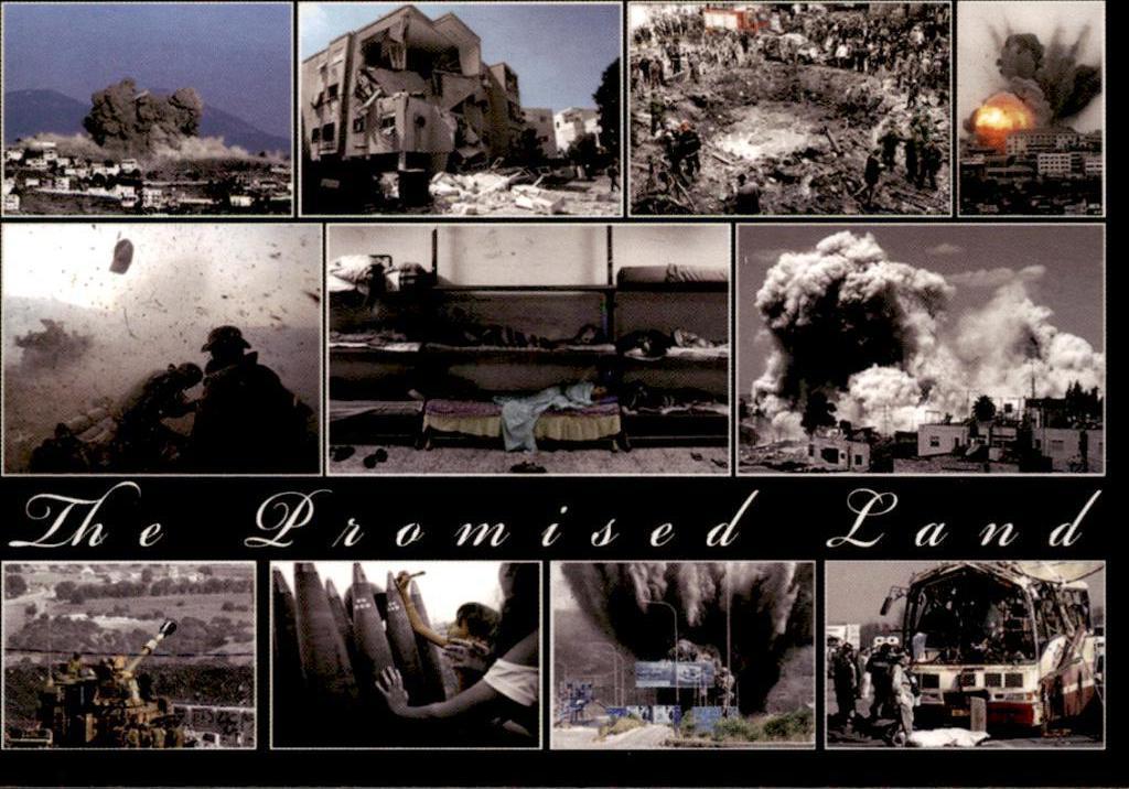 promotiekaart, The promised land. Justus van der Hulst, Verzamelen, Verzenden, 1980 tot heden, Ongelopen, Politiek en Historie