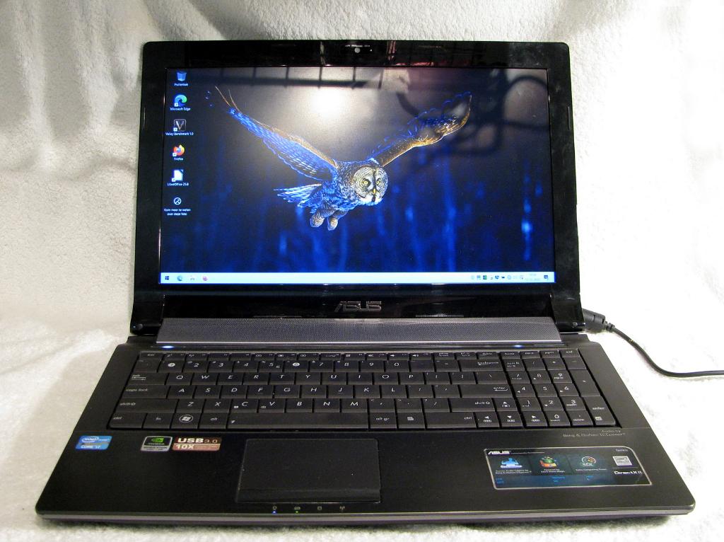 Asus N53S i7 2670qm quadcore laptop met 16gb, Geforce, Computers en Software, Windows Laptops, Gebruikt, 15 inch, SSD, 3 tot 4 Ghz
