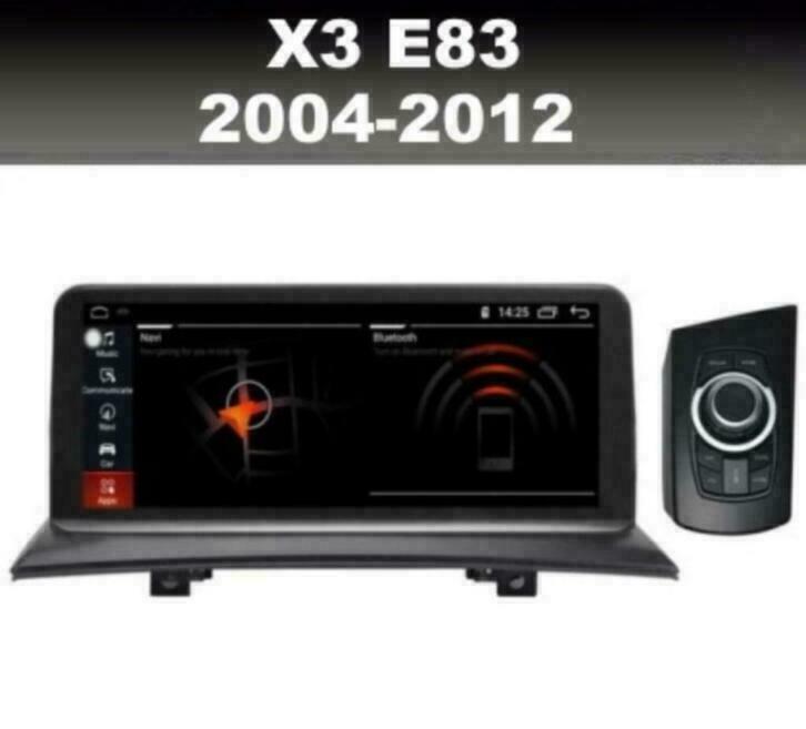 BMW X3 E83 10,25inch navigatie android 10 wifi dab+ carkit, Auto diversen, Autoradio's, Ophalen of Verzenden, Nieuw