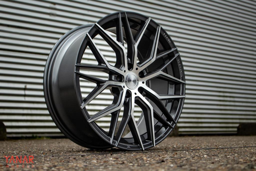 19 INCH YANAR WHEELS IST-34 VOOR AUDI | VW | SEAT BMW 5x112, Auto-onderdelen, Banden en Velgen, 19 inch, Velg(en), Nieuw, Ophalen of Verzenden