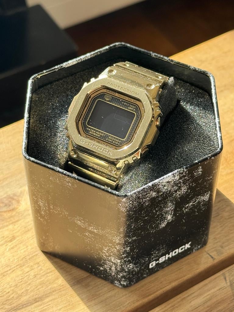 CASIO horloge G-SHOCK GMW-B5000GD-9ER, Ophalen, Staal, Polshorloge, Zo goed als nieuw