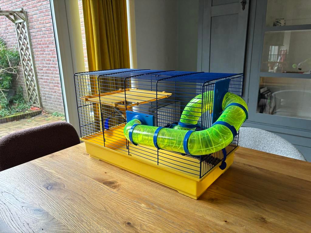 Ferplast hamsterkooi, Dieren en Toebehoren, Kooi, Gebruikt, Minder dan 75 cm, Muis