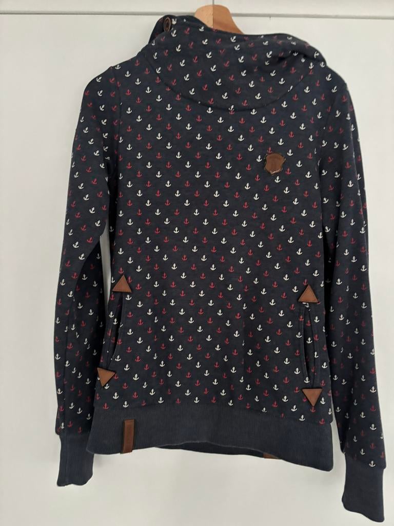 Naketano sweater, medium, zgan, Kleding | Dames, Ophalen of Verzenden, Zo goed als nieuw, Maat 38/40 (M), Blauw