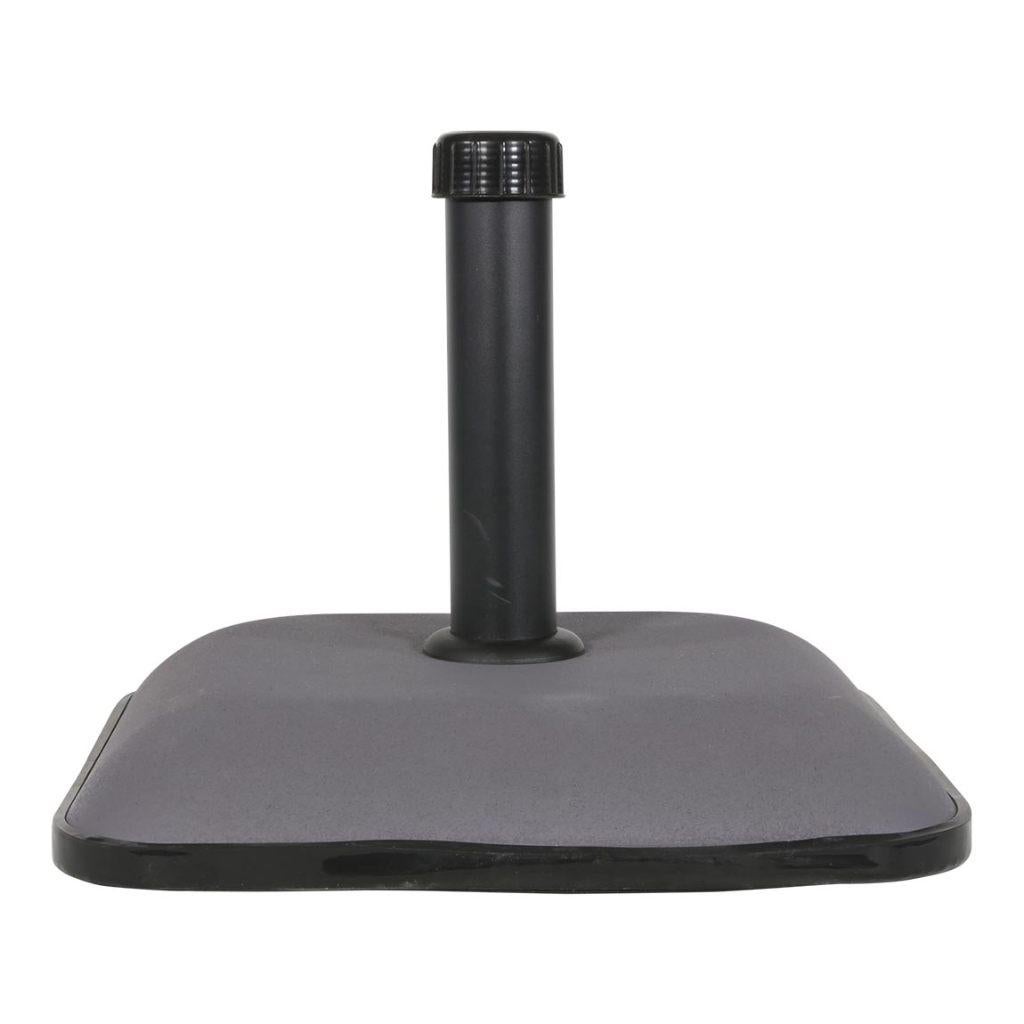 Parasolvoet beton vierkant 25 kg kleur grijs, Ophalen of Verzenden, Nieuw, Minder dan 1 meter, Parasolvoet