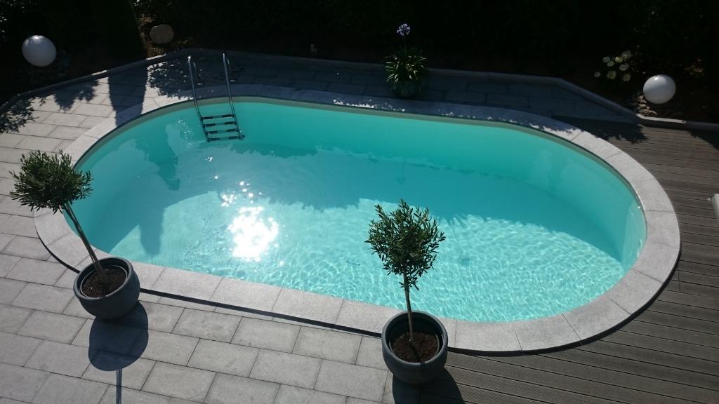 Metalen zwembad opbouw / inbouw, Tuin en Terras, Zwembaden, 120 cm of meer, Ophalen of Verzenden, Ovaal, 300 cm of meer