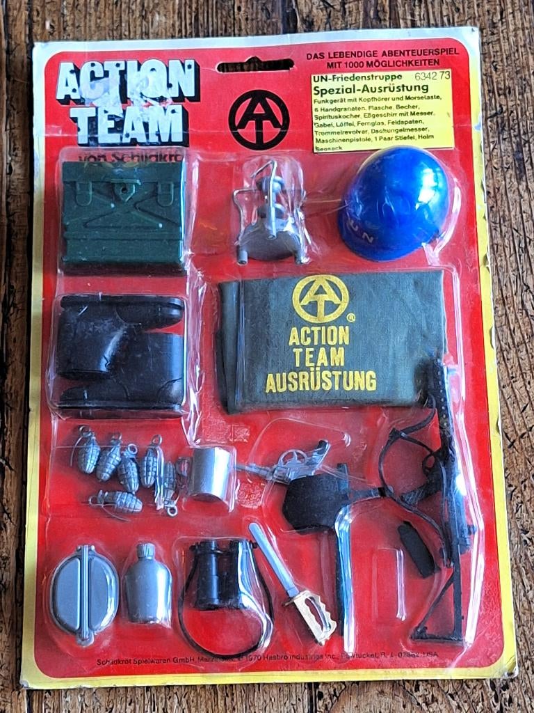 GI JOE = ACTION TEAM= Von Schildkröt = 1970, Verzamelen, Ophalen of Verzenden, Zo goed als nieuw