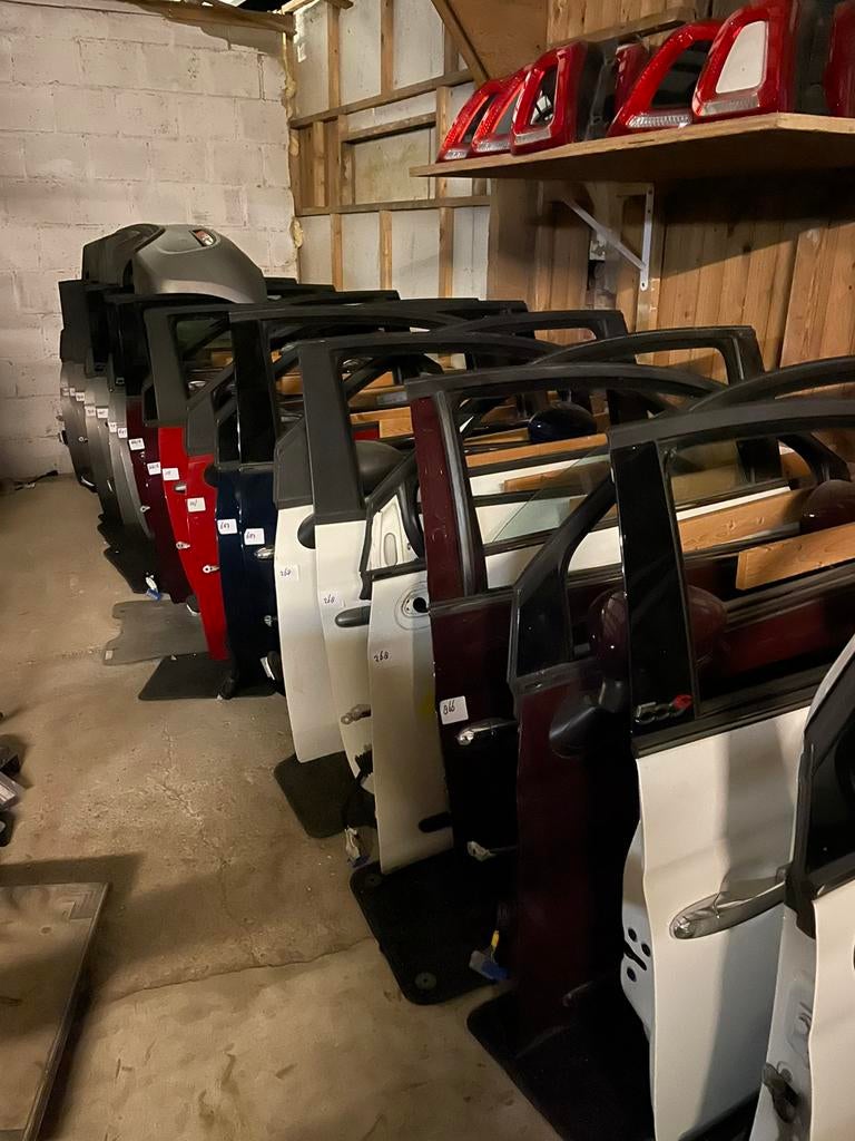 Fiat 500  portier kl.nr268 en 876 en 676 Abarth 735 166/B, Auto-onderdelen, Ophalen of Verzenden, Links, Fiat, Deur