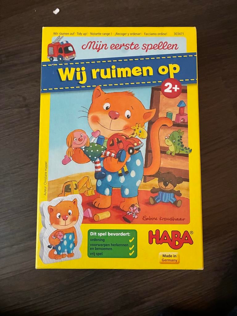 HABA Wij ruimen op spel, Ophalen of Verzenden, Zo goed als nieuw