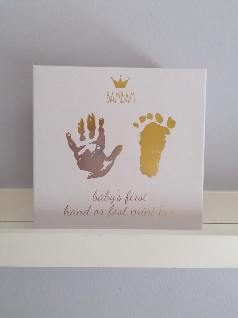 BamBam gips blik hand/voet, Ophalen of Verzenden, Nieuw, Kraamcadeau
