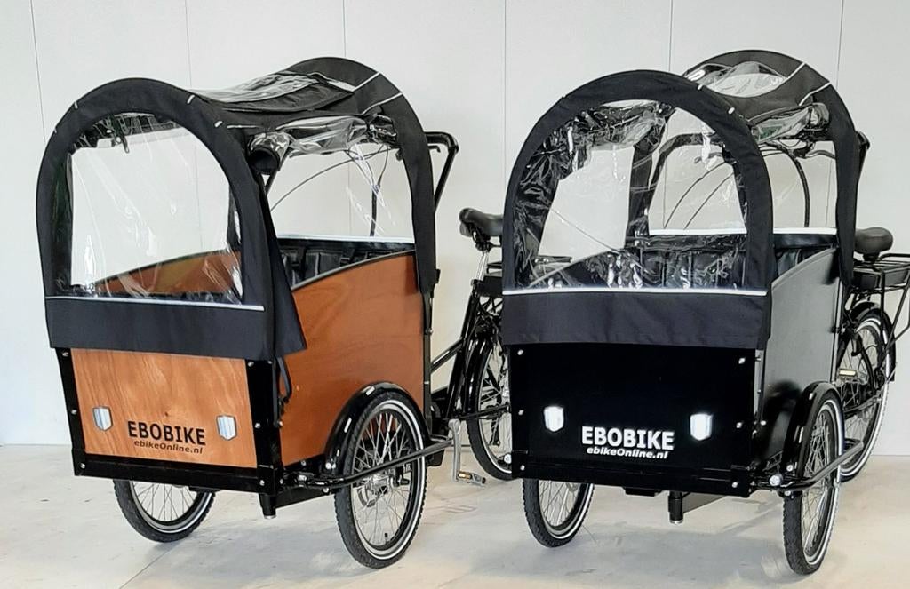 EBOBIKE elektrische bakfietsen ACTIE - NIEUW, Huif, Nieuw, EBikeOnline, Info@ebikeonline.nl