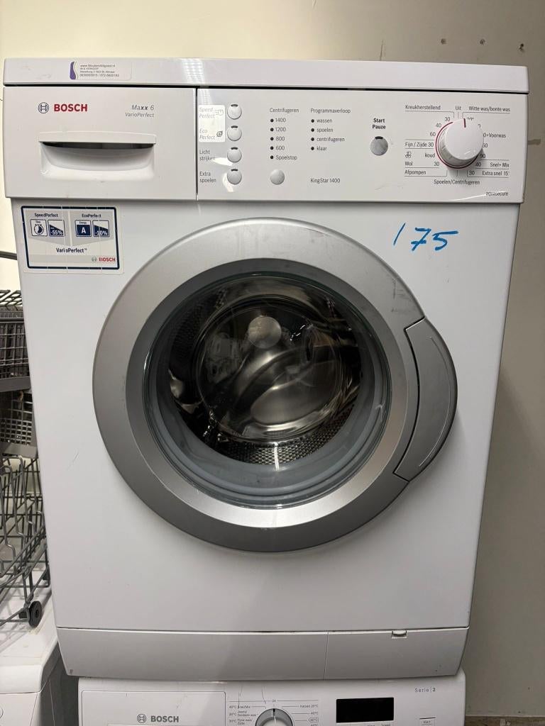 Bosch wasmachine - schoon - garantie, Gebruikt, Minder dan 85 cm, Ophalen of Verzenden, Voorlader