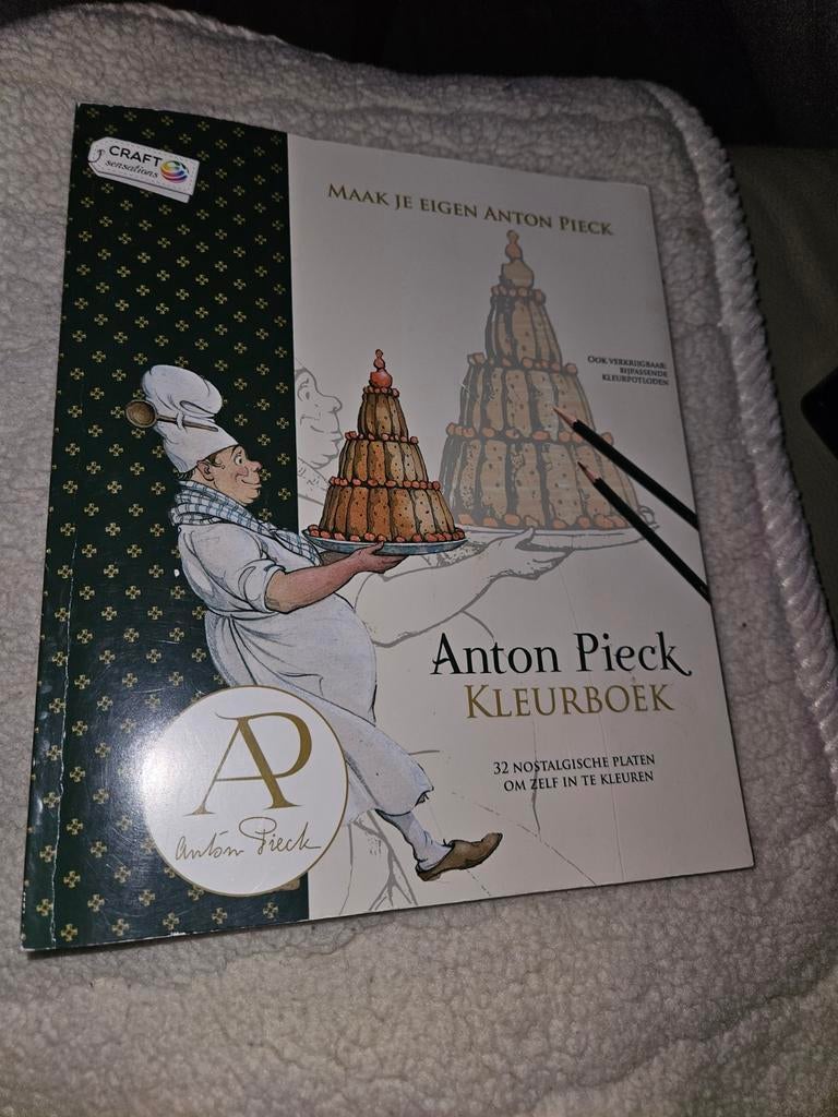 Anton Pieck Kleurboek - Nostalgische Platen, Ophalen of Verzenden, Zo goed als nieuw, Tekenen en Schilderen, Geschikt voor kinderen
