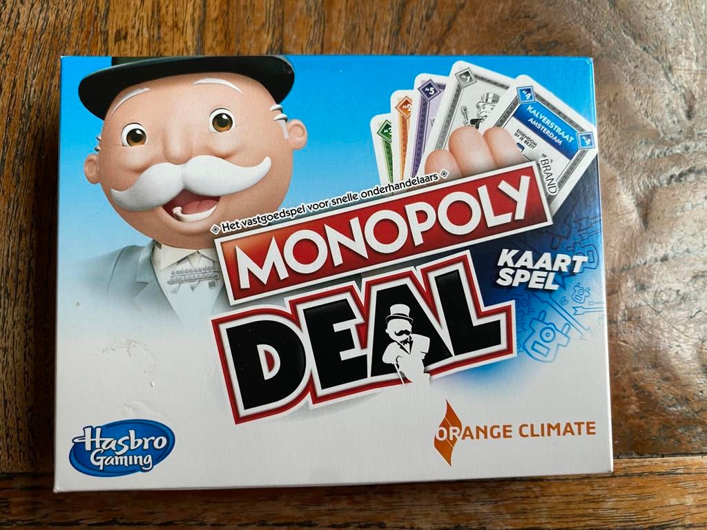 Monopoly Deal Kaartspel - Snel en Leuk! Nieuw, Ophalen of Verzenden, Zo goed als nieuw