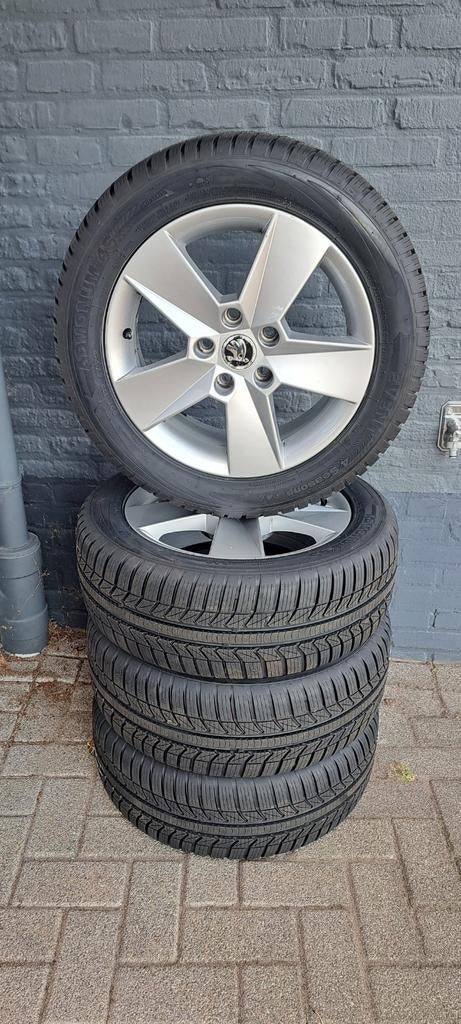 All season banden set Skoda Octavia/Yeti 16 inch 205/55 R 16, Auto-onderdelen, Banden en Velgen, Ophalen, 16 inch, Banden en Velgen