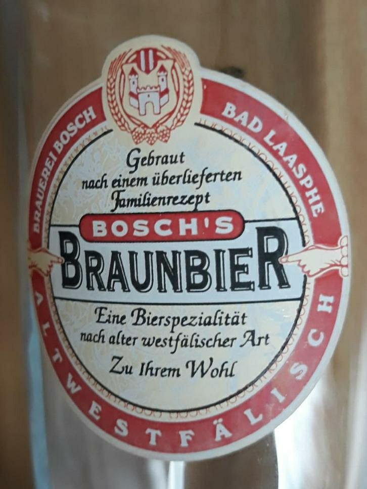 Bierglas brouwerij bosch ( rariteit ), Verzamelen, Biermerken, Ophalen, Zo goed als nieuw, Glas of Glazen, Overige merken