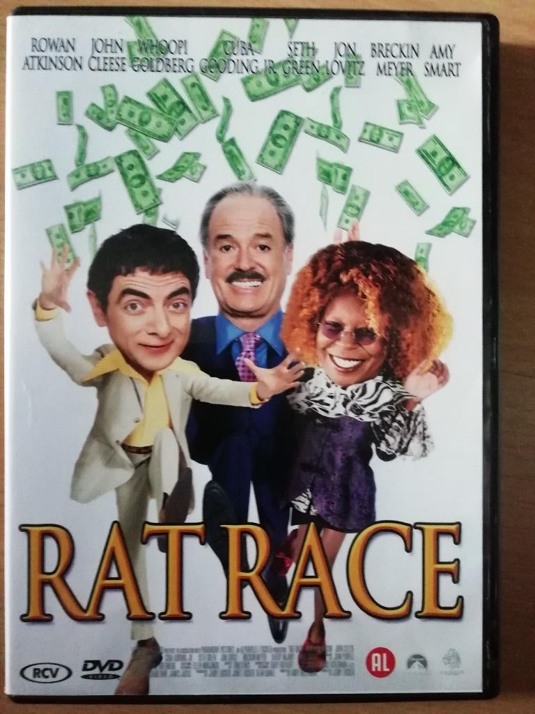 rat race ( john cleese - rowan atkinson - whoopi goldberg ), Cd's en Dvd's, Dvd's | Komedie, Zo goed als nieuw, Overige genres