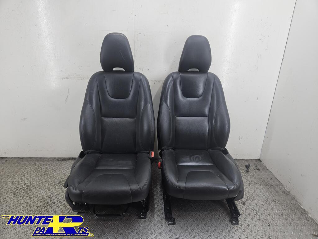 Interieur zwart leder Volvo V60 I ('10-'18), Gebruikt, Ophalen of Verzenden, Volvo, Volvo