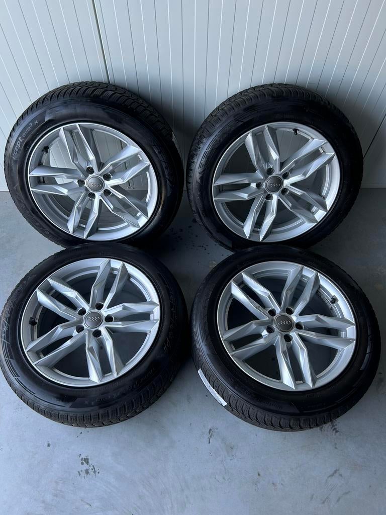 MAM RS3 Audi A6 C7 C8 A4 Q3 5x112 18 Inch Winter, 18 inch, Banden en Velgen, Personenwagen, 225 mm