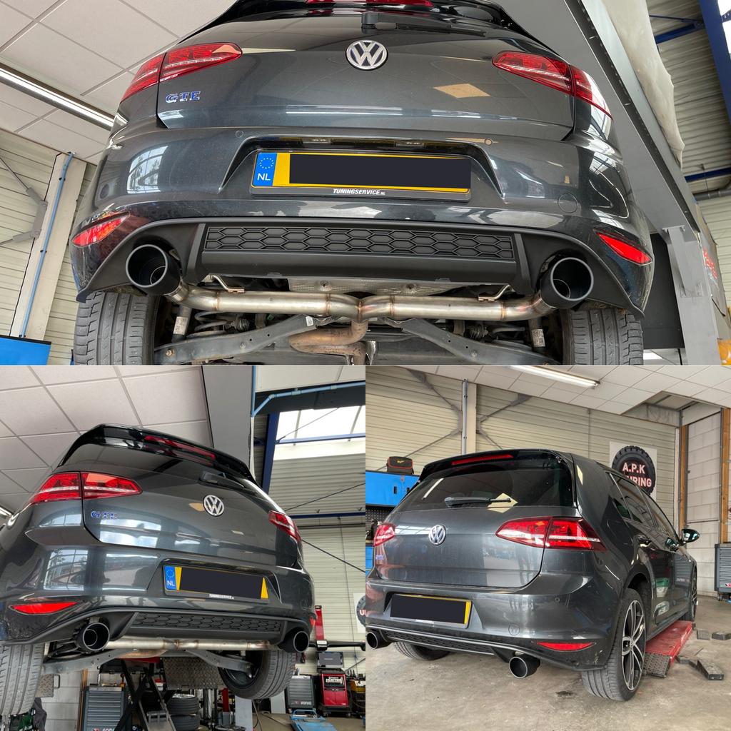 Golf 7 gti rvs sport uitlaat- Montage mogelijk-Klep mogelijk, Auto-onderdelen, Ophalen of Verzenden, Nieuw, Volkswagen