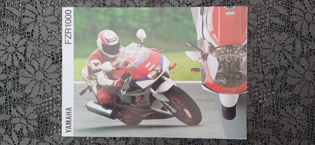 Originele folder Yamaha FZR 1000, Ophalen of Verzenden, Yamaha