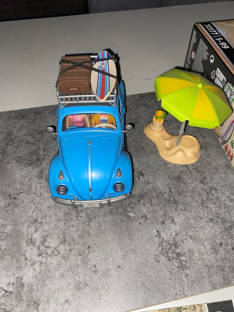Playmobil Volkswagen kever blauw, Ophalen of Verzenden, Nieuw