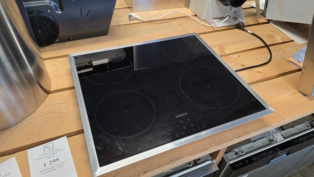 Siemens inbouw inductie kookplaat EU645BEF1E, Witgoed en Apparatuur, Kookplaten, Refurbished, Inbouw, Inductie, 4 kookzones, Ophalen