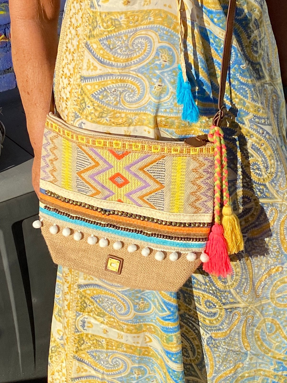 Ibiza tas Boho Bohemien, Ophalen of Verzenden, Zo goed als nieuw
