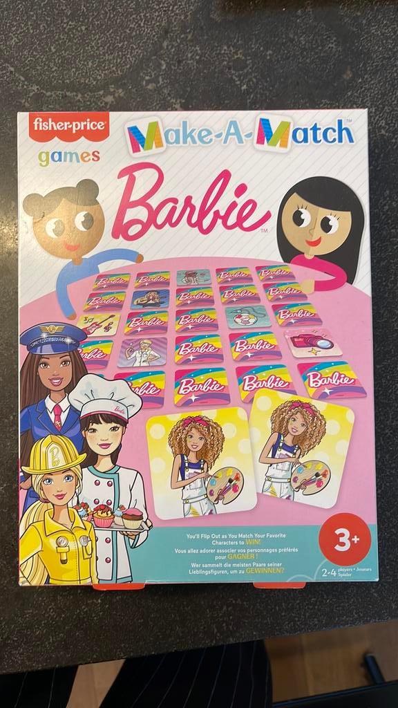 Fisher price Memory educatief spel barbie NIEUW, Boeken, Tijdschriften en Kranten, Ophalen of Verzenden, Zo goed als nieuw