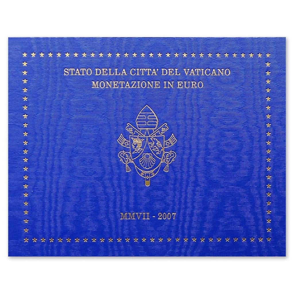 BU set Vaticaan 2007 Blister - 1 cent tm 2 euro, Ophalen of Verzenden, Vaticaanstad, Overige waardes, Setje