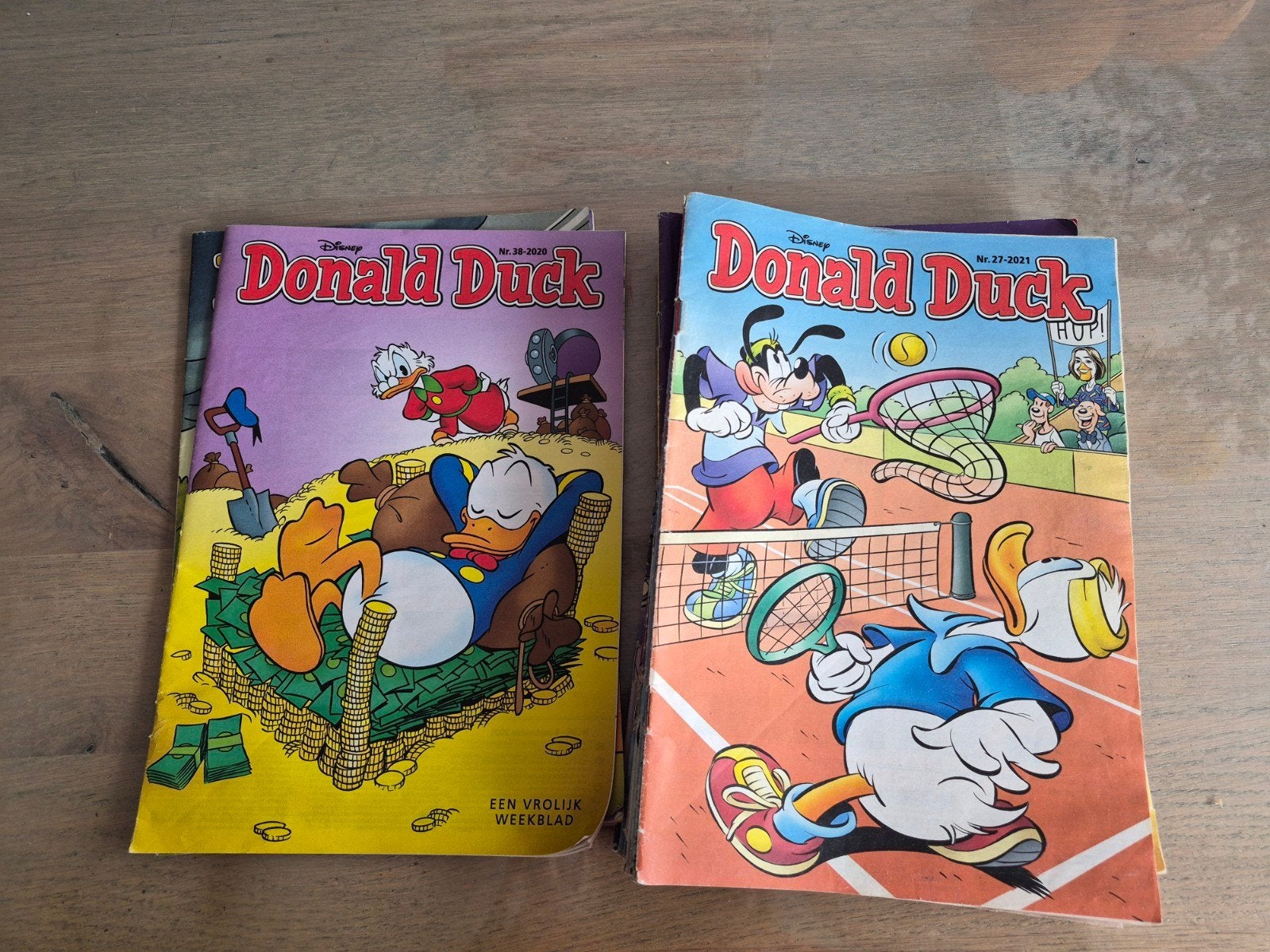 Donald Duck tijdschriften - Jaargangen 2019, 2020, 2021, Meerdere stripboeken, Ophalen of Verzenden, Gelezen