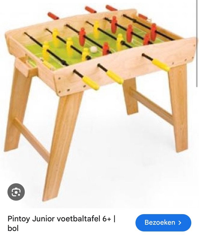 Pintoy - houten voetbaltafel voor kids, Kinderen en Baby's, Ophalen, Gebruikt