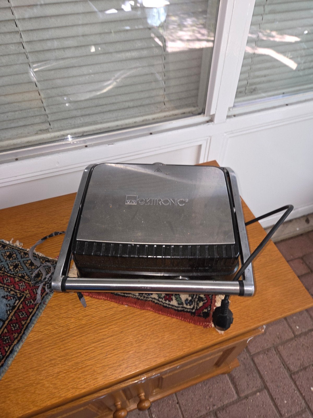 1x gebruikt Clatronic Contactgrill / Tosti-ijzer - Gebruikt, Ophalen of Verzenden, Gebruikt